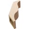 Ekena Millwork 5-inch W x 12-inch D x 16-inch H Funston Rough Cedar Woodgrain TimberThane Knee Brace, Primed BRCUR05X12X16FSTRCPR - alternate 6